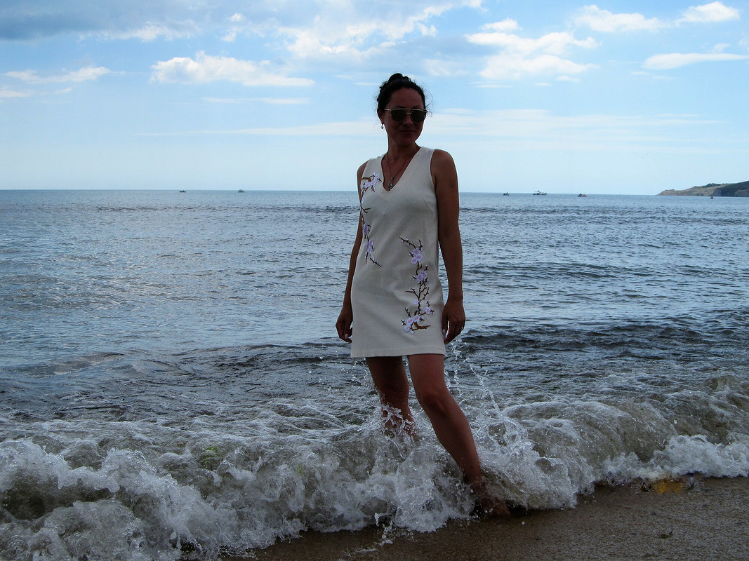 Платье для моря от kalesia