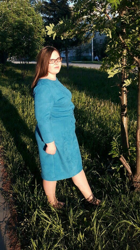 Замшевое платье от Наталья