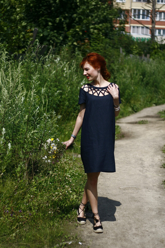 Платье из льна от Вера Волхонская