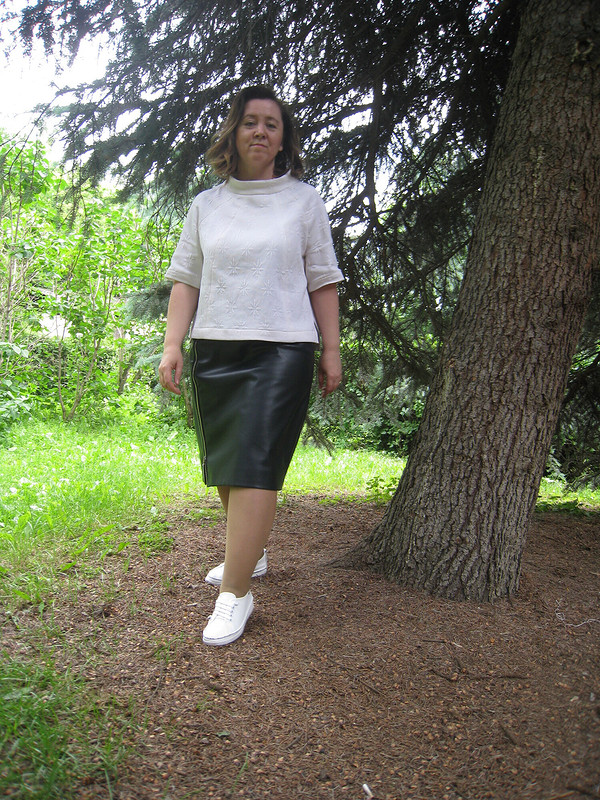 Кожанная юбка от EkaterinaZadorina