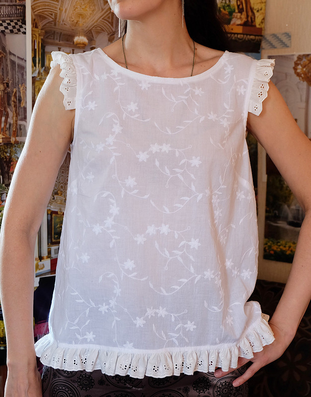 Летняя блуза из шитья от NatalLey28