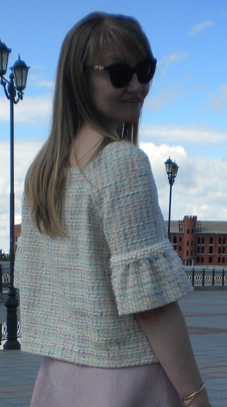 Пуловер:прикосновение к шанель от Светлана Полушина
