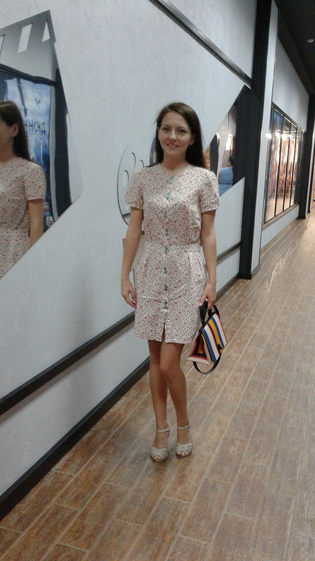 Летнее платье с цветочным принтом от Irina_S.