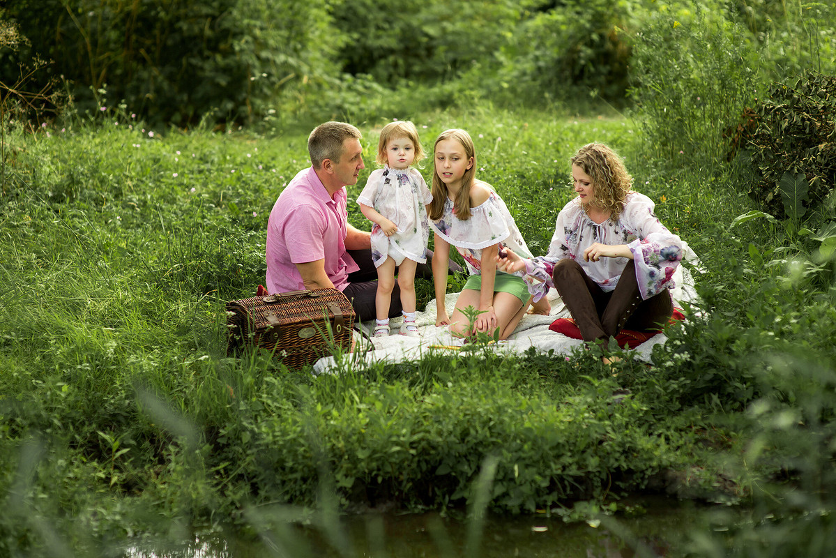 Family Look «Идеальный пикник» от oxano4ka