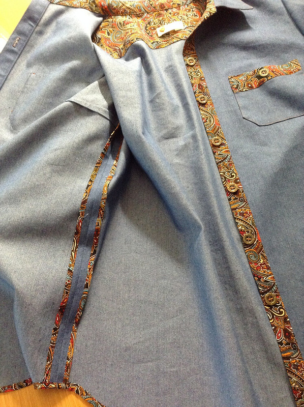Джинсовая рубашка к новой жилетке от Gaika3022