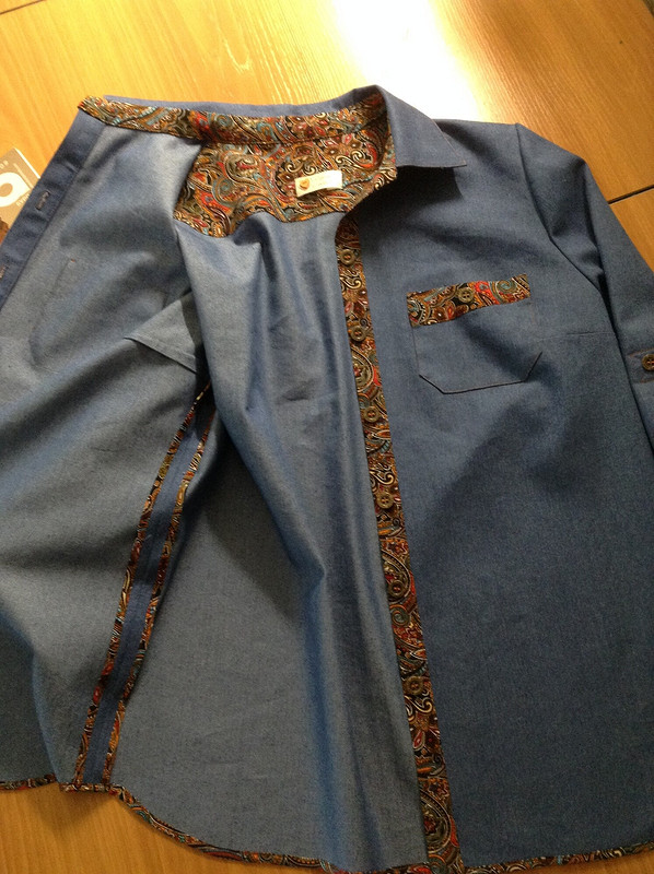 Джинсовая рубашка к новой жилетке от Gaika3022