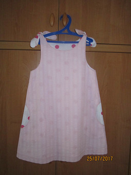 Розовое платье для Евочки