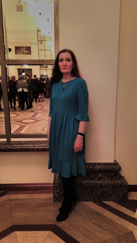 Синее платье из ШЛИБа от IrLisa