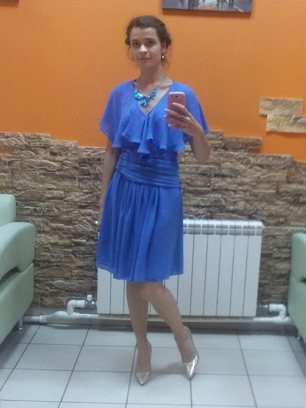 Платье из креп-шифона для дочери от IrinaSablina