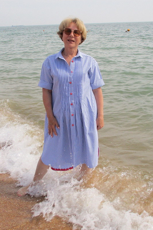 Морская рубашка от Любовь Петровна