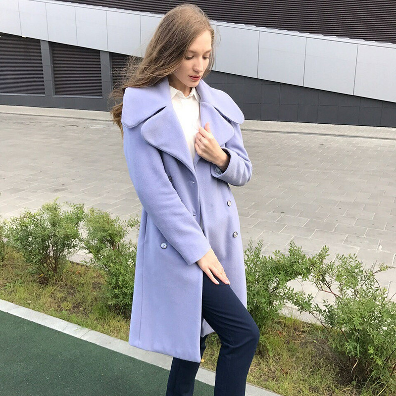 Лавандовое пальто от Amirova_Maria