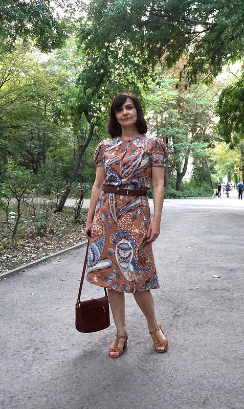 Платье «огурцами» от Ольга Дмитриева
