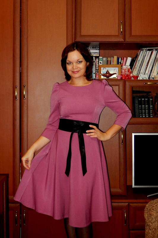 Розовое платье от Катя Лузина