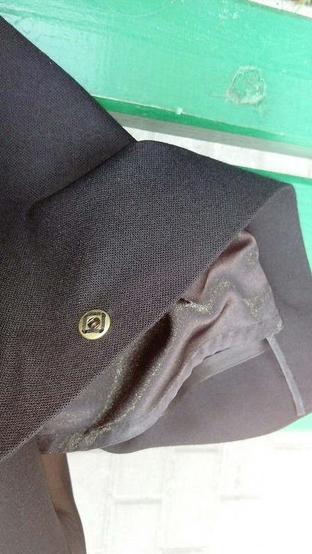 Легкое пальто total black от GalinaRodikova