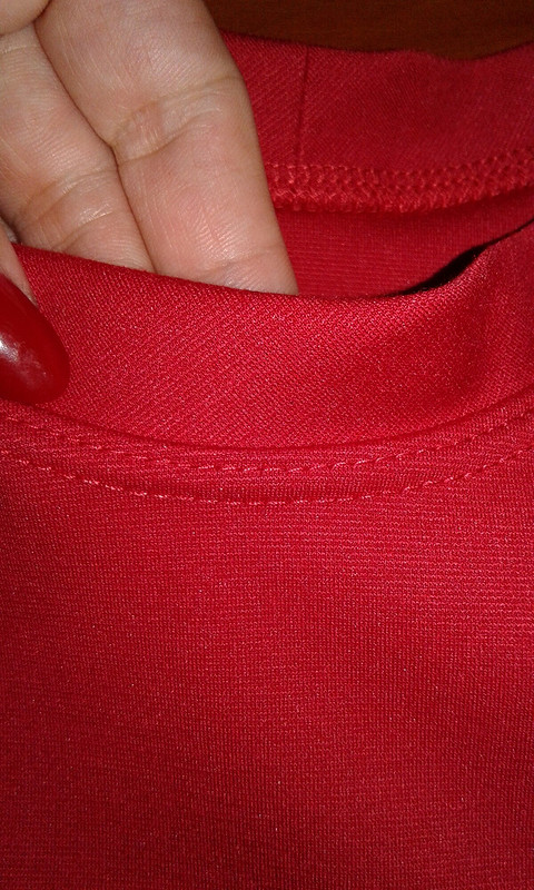 Красный джемпер от kukolka