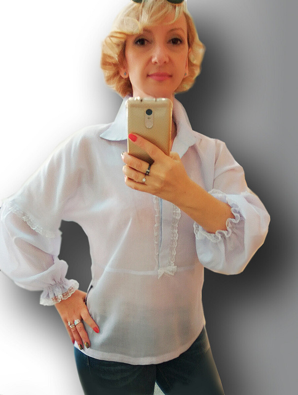 Блузка с тонким кружевом от nala2004