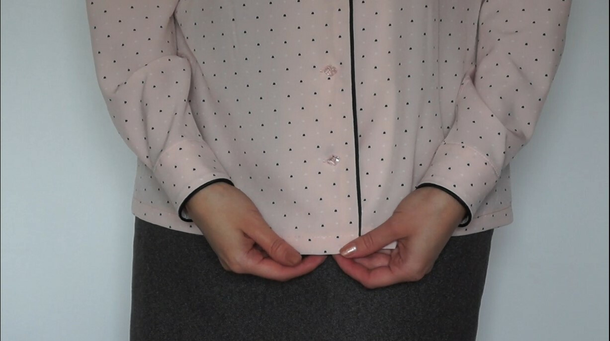 Блузка с контрастным кантом от Larisa07
