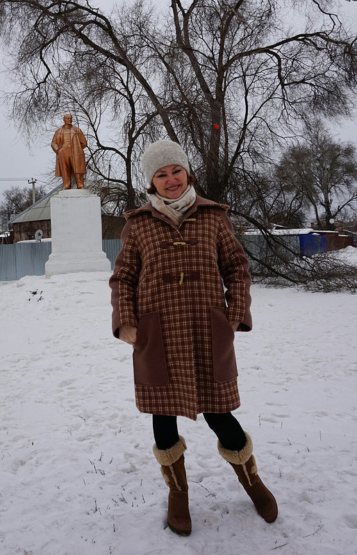 Назад в СССР,  старый Новый год, старый добрый дафлкот от Olga-A