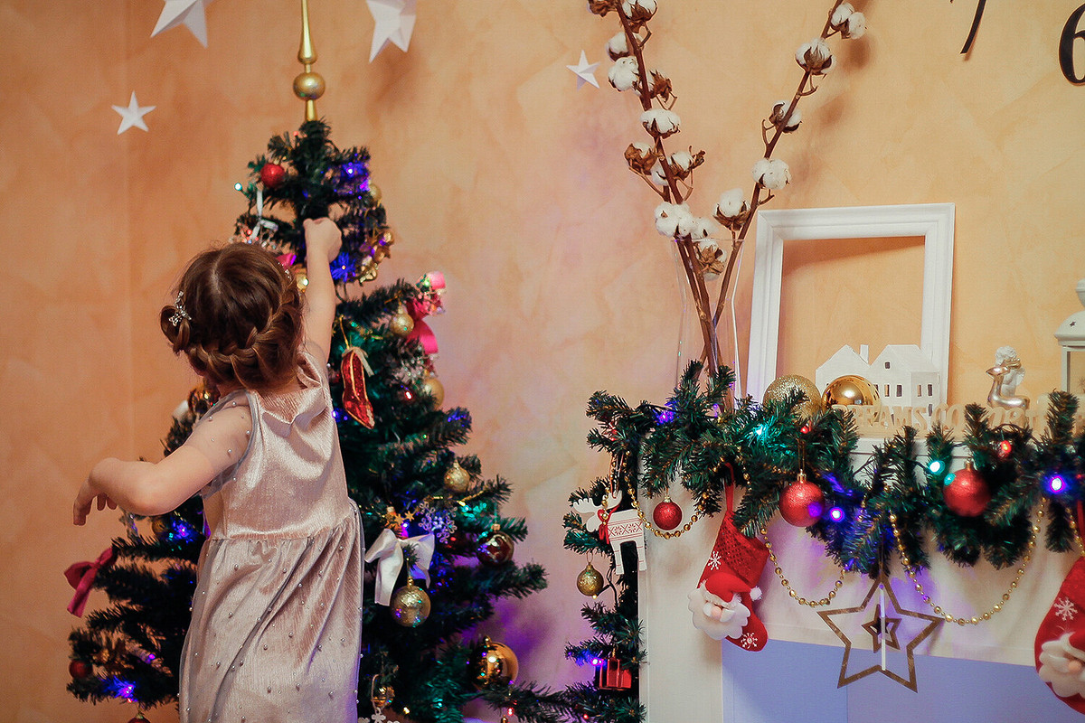 Детское платье «Новогодняя ночь» от Murashka