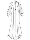 Платье силуэта «русалка» от дизайнера Эндрю Джена
