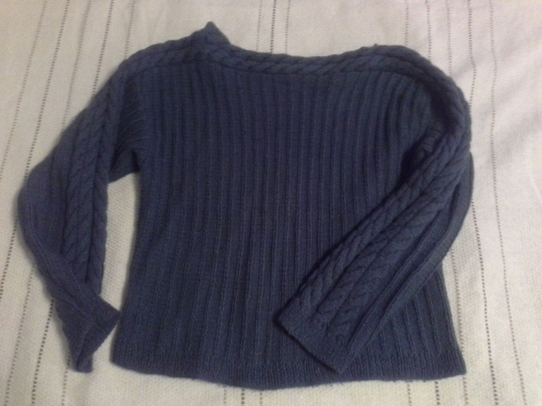 Пуловер с узором «Косы» от Стиль ОК