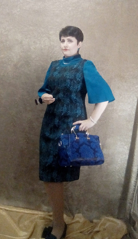 Платье «Голубые узоры» от Elena B.