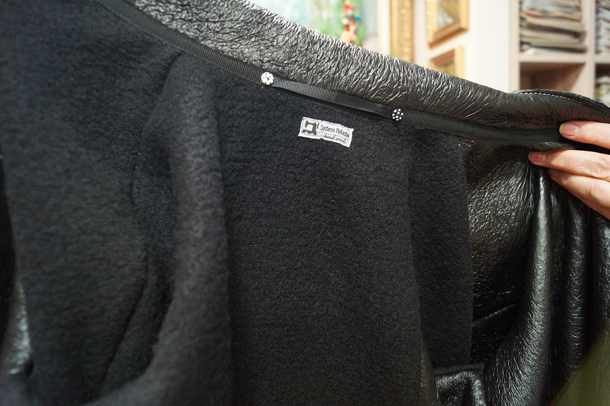 Пальто «Черный кот» из коллекции «Единство противоположностей» от vasya85