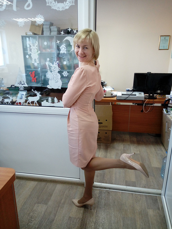 Розовое платье от Tany84