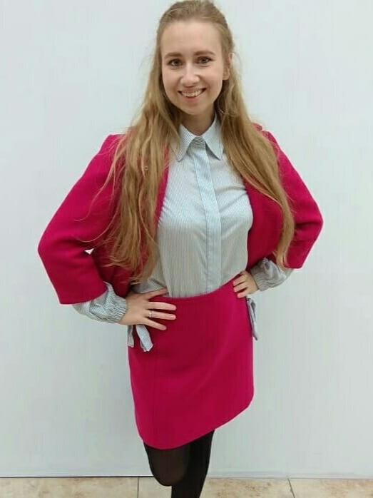 Розовый костюм из шерсти от Daria26