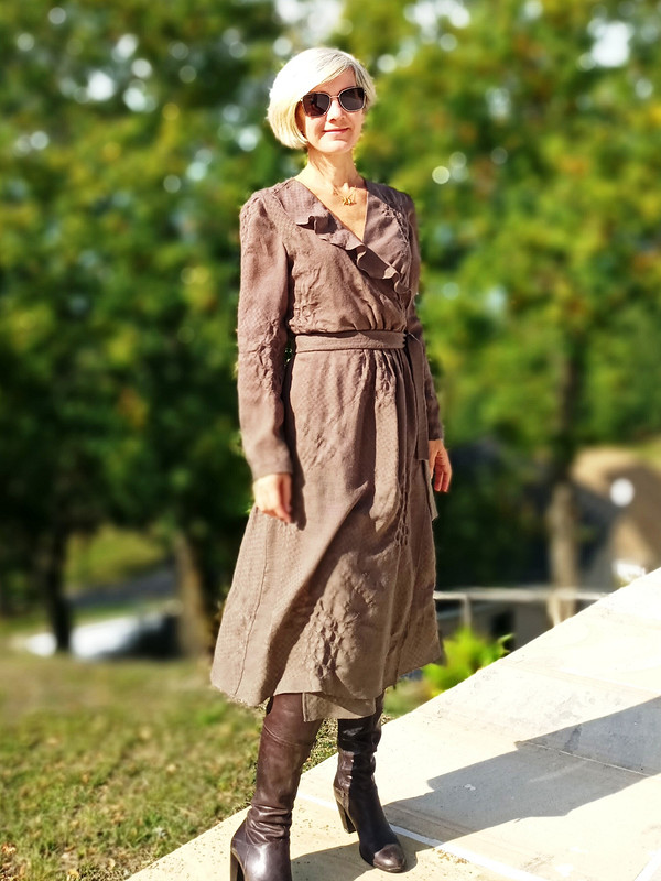 Платье с буфами от SvetlanaCherrie