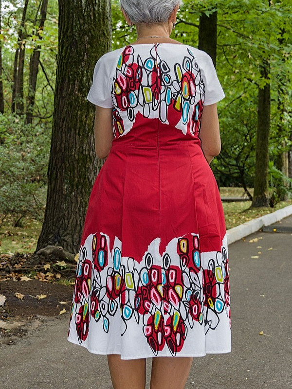 Красное платье от irinabeletskaja