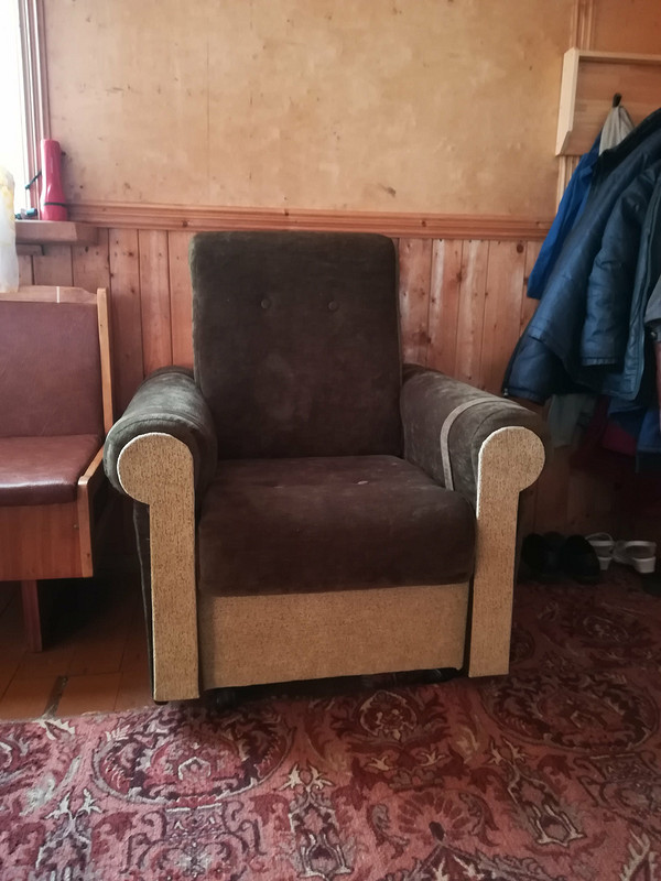 Кресло для дачи - из старого- новое от Хапилочка