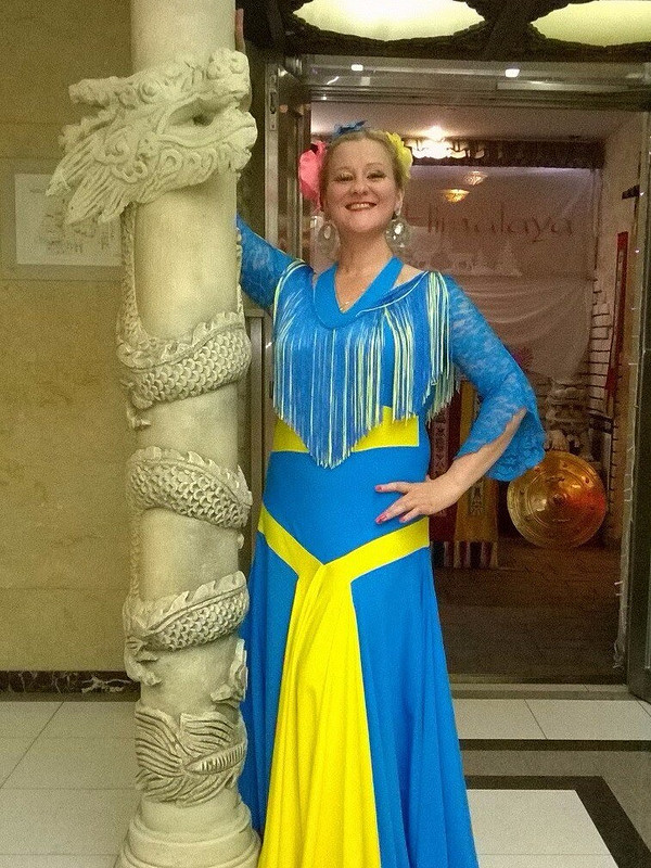 Платье для фламенко-ориенталь от voronyn