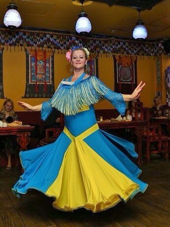 Платье для фламенко-ориенталь от voronyn