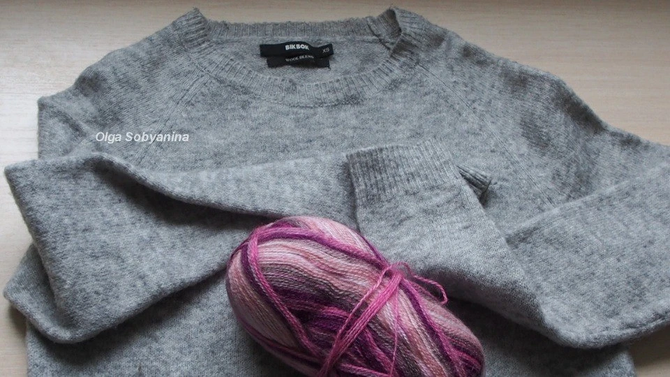 Как украсить свитер вышивкой