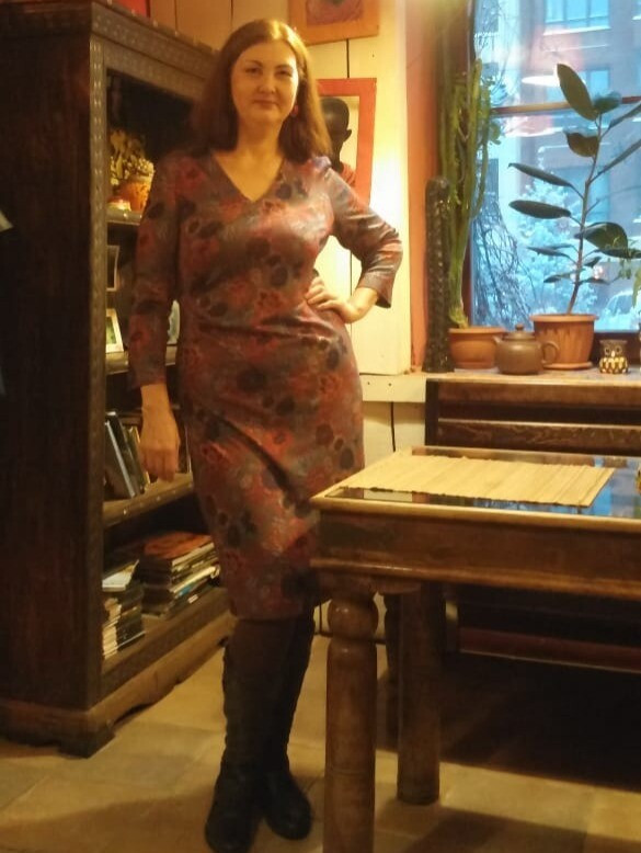 Платье-футляр в марокканском интерьере от IrinaYagodka