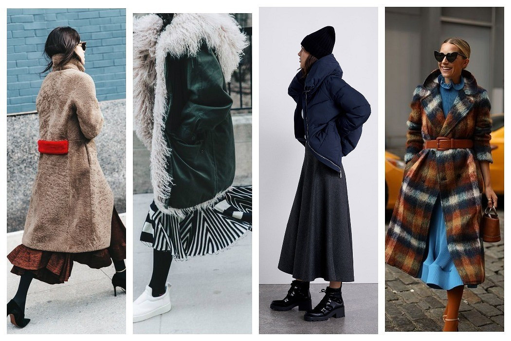 С чем носить длинную юбку зимой: универсальные варианты