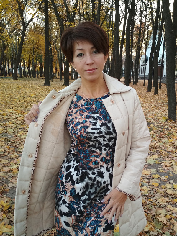 Осеннее пальто из стежки от Anna