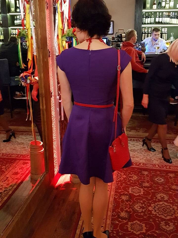 Пурпурное платья. от Ірина