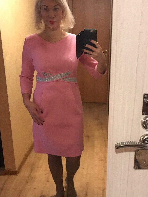 Розовое платье от Olg43