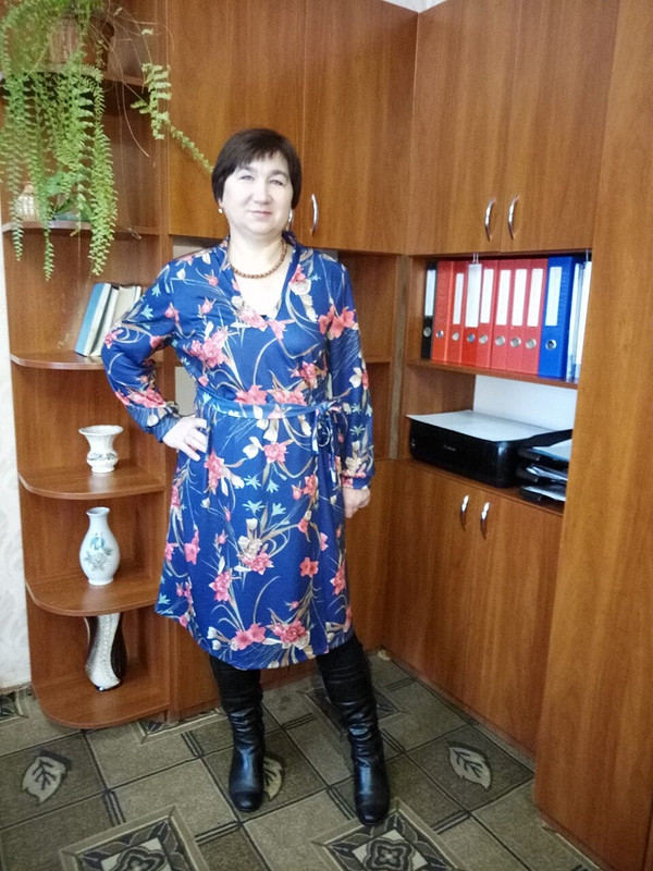 Платье-клумба среди зимы от Шубина Наталья