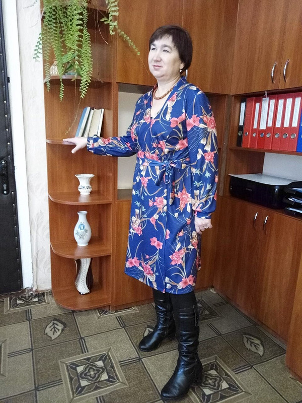 Платье-клумба среди зимы от Шубина Наталья