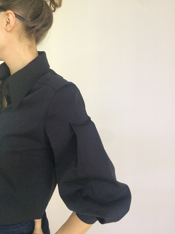 Чёрная блузка от Irina_Kor