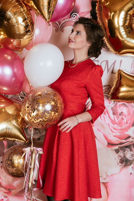 Красное платье от IrinaMIV