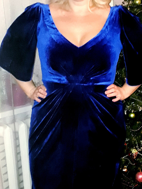Синее новогоднее платье от Svetlana vasilyeva