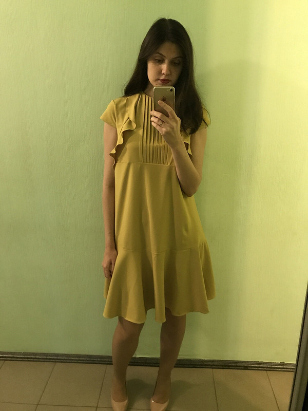 Желтое платье от AnnaStasenko