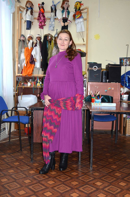 Фиолетовое платье от Татарская