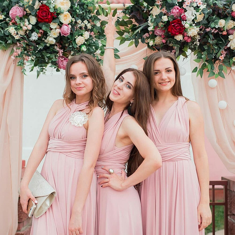 20 идей платьев для подружек невесты — фото оригинальных образов