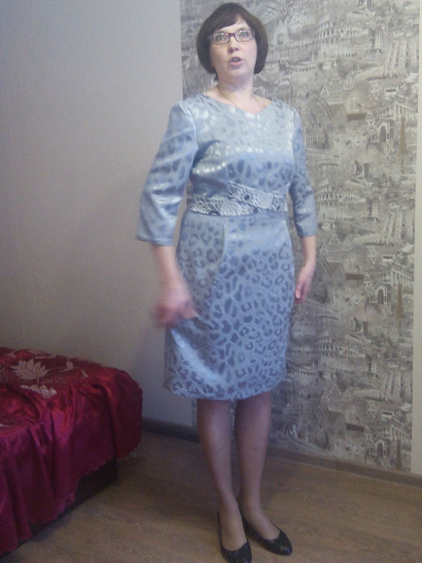 Платье из жаккарда от Olga-S.