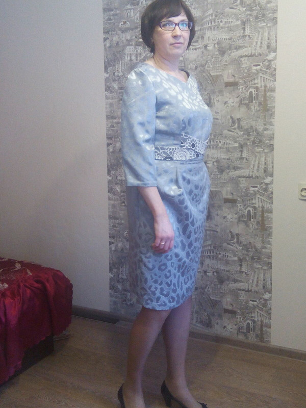Платье из жаккарда от Olga-S.